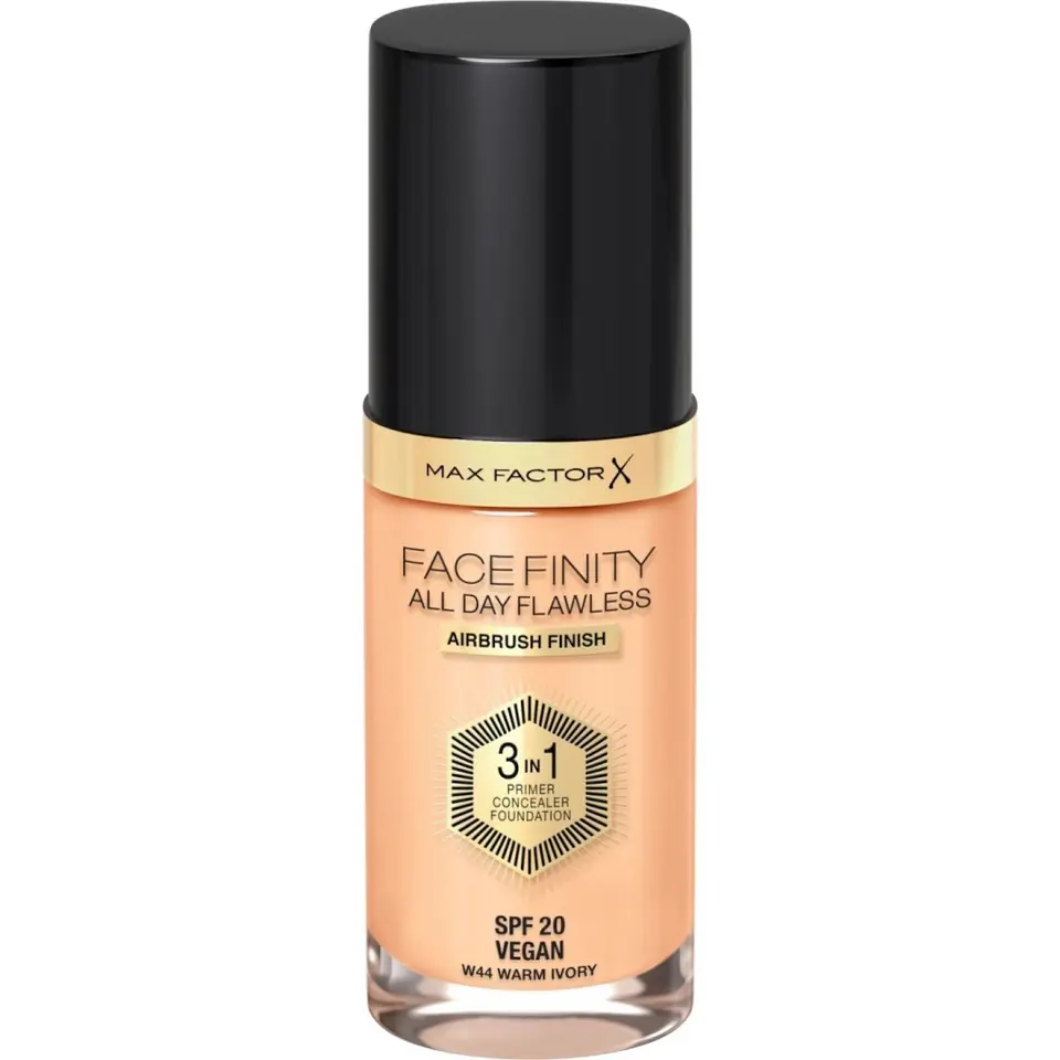 ⁨MAX FACTOR Podkład FACEFINITY All Day Flawless 3in1 nr W44 Warm Ivory 30ml⁩ w sklepie Wasserman.eu