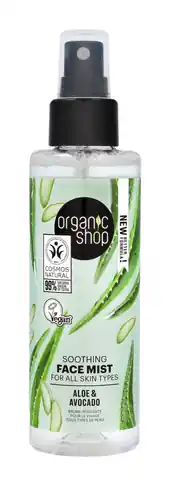 ⁨ORGANIC SHOP Kojąca Mgiełka do każdego typu cery Aloe & Avocado 150ml⁩ w sklepie Wasserman.eu