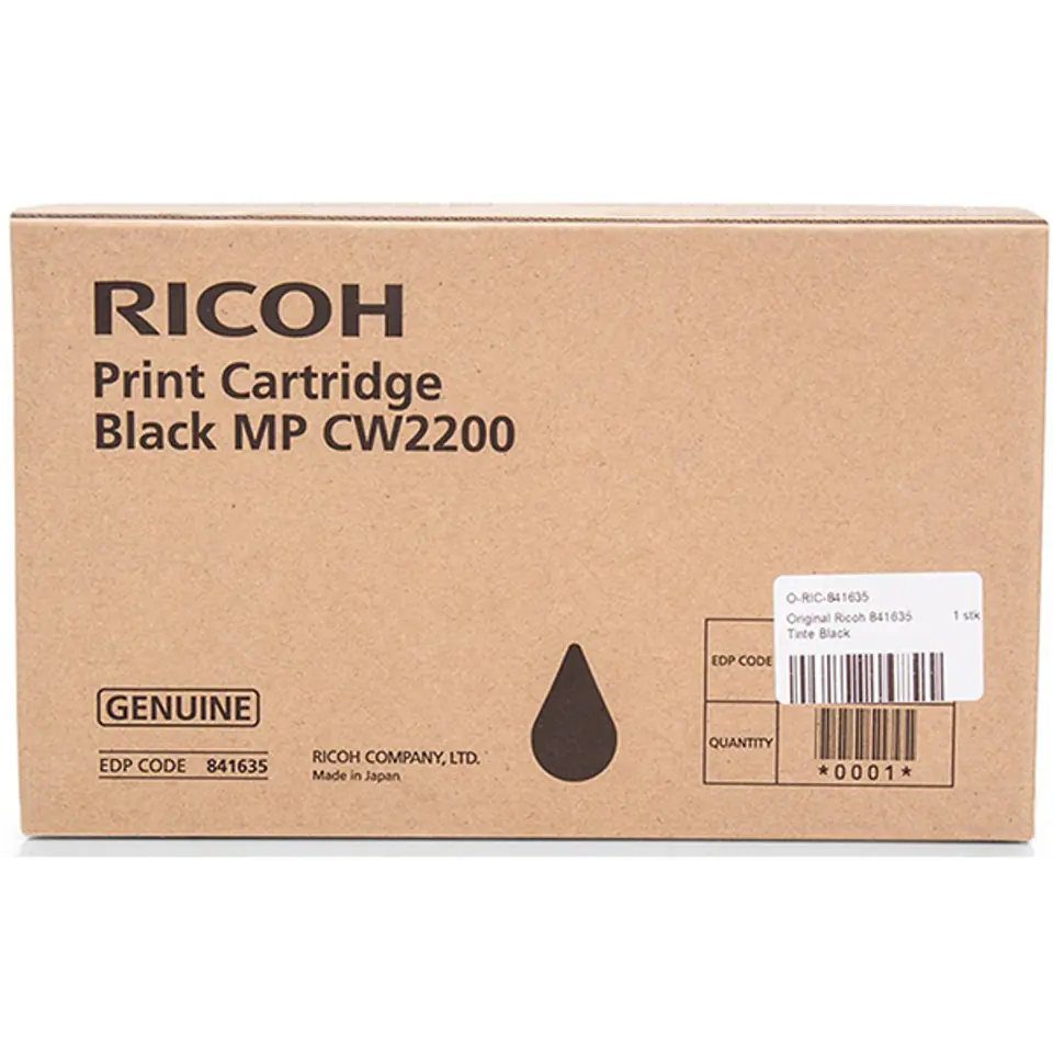 ⁨Ricoh oryginalny ink / tusz 841635,841720, black⁩ w sklepie Wasserman.eu