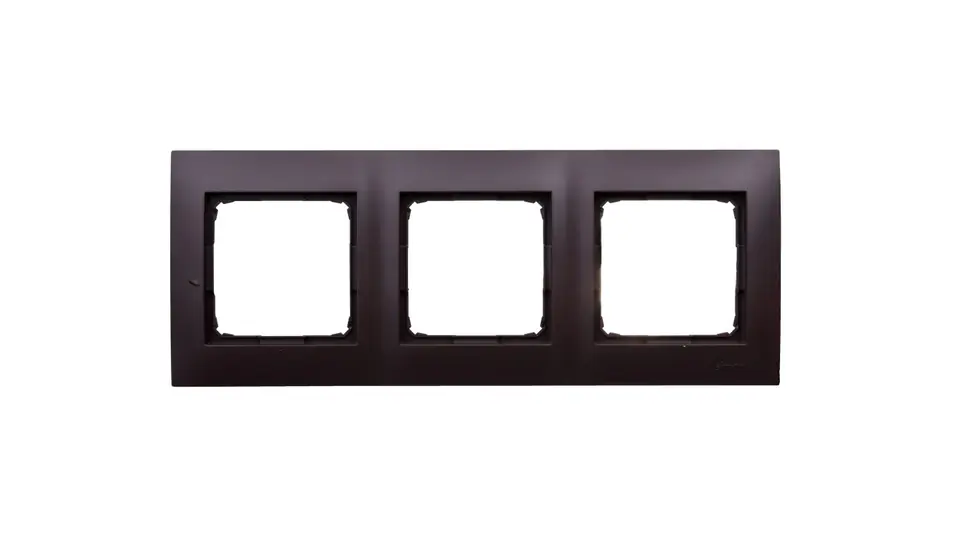 ⁨Simon 54 Premium Frame triple brown matt /for plasterboard/ DRK3/46⁩ at Wasserman.eu
