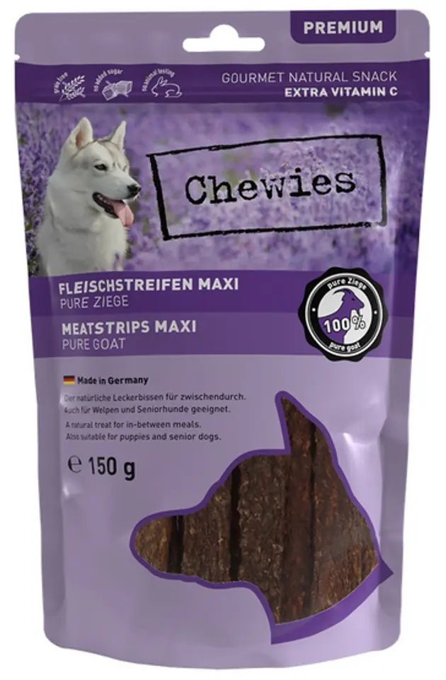 ⁨Chewies Meat Strips Maxi Koza 150g⁩ w sklepie Wasserman.eu