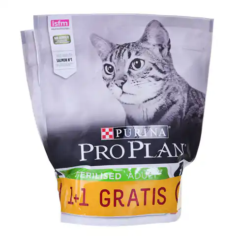 ⁨Purina Pro Plan Sterilised Łosoś dla kota 400g+400g⁩ w sklepie Wasserman.eu