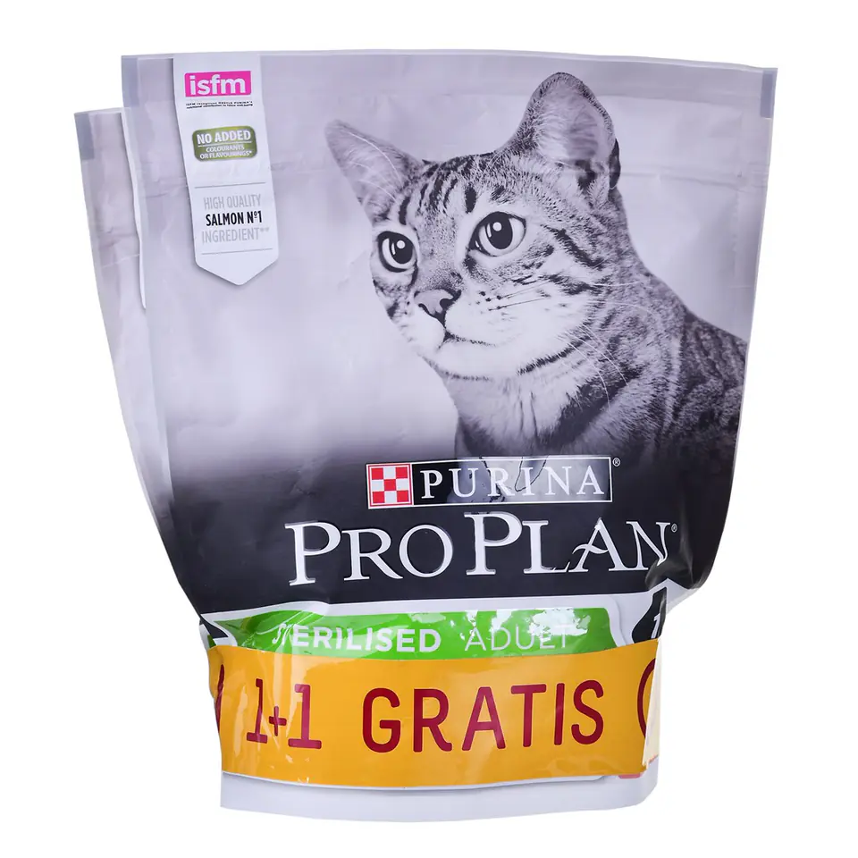 Purina Pro Plan Sterilised Łosoś dla kota 400g+400g w sklepie Wasserman.eu