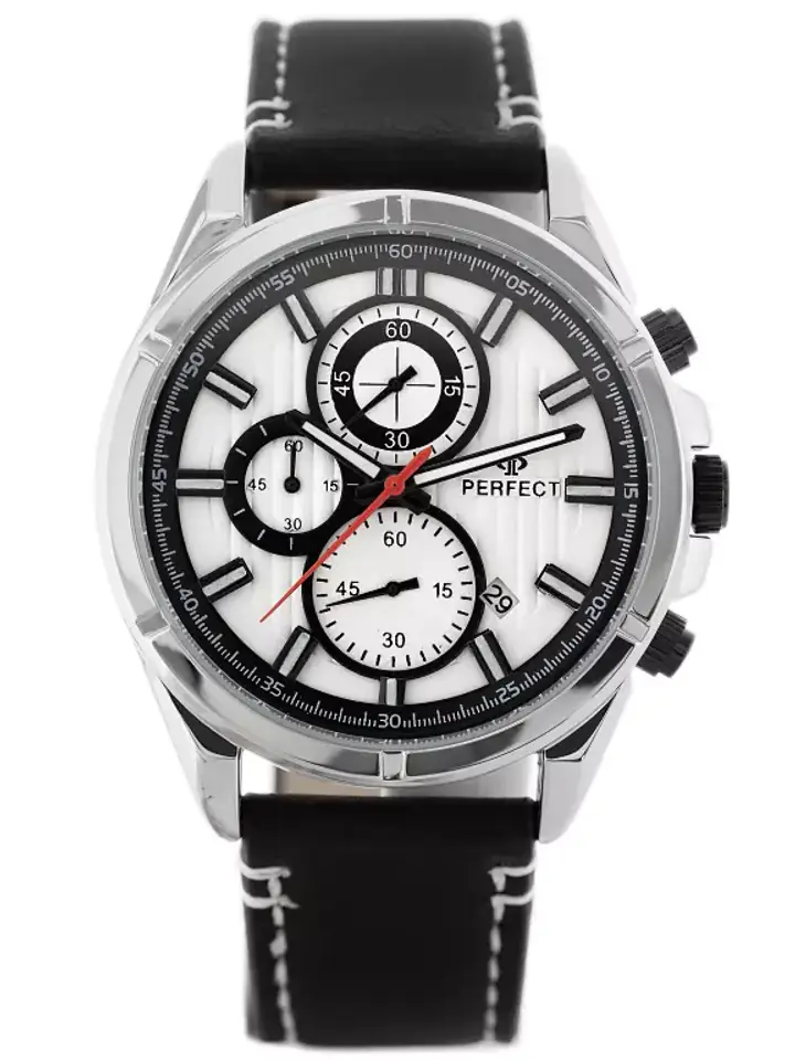 ⁨ZEGAREK MĘSKI PERFECT CH03L - CHRONOGRAF (zp352e) + BOX⁩ w sklepie Wasserman.eu