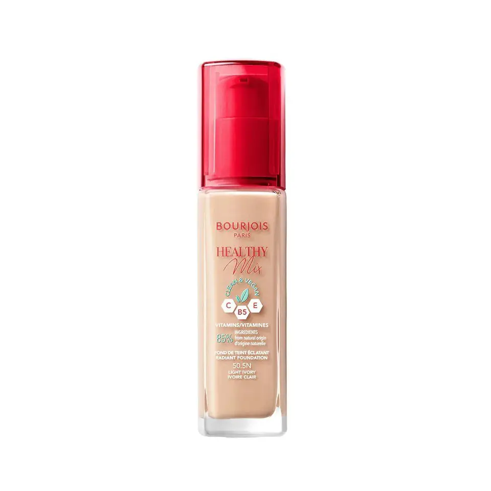 ⁨Bourjois Podkład do twarzy Healthy Mix Clean&Vegan - nr 50.5N Light Ivory 30ml⁩ w sklepie Wasserman.eu