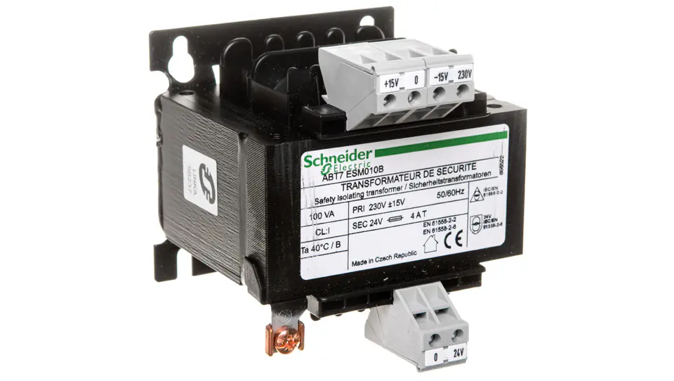 1-phase transformer 0,1kVA 230/24V ABT7ESM010B at Wasserman.eu