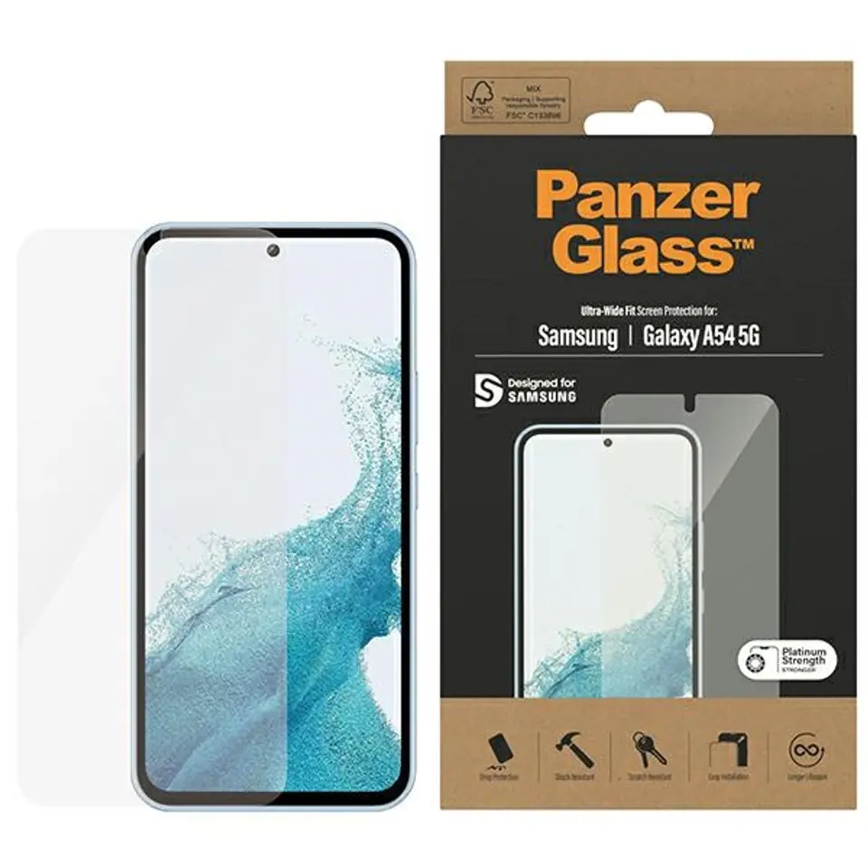 ⁨PanzerGlass Ultra-Wide Fit Sam A54 5G A546 Screen Protection 7328⁩ w sklepie Wasserman.eu