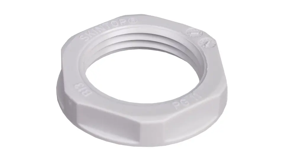 Polyamide nut PG11 SKINTOP GMP-GL 11 light gray 53019021 at Wasserman.eu