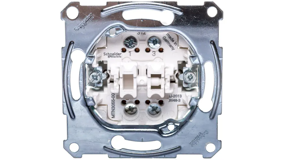 ⁨Merten System M Single socket with/u 16A IP44 with shutters and flap anthracite MTN2514-0414⁩ at Wasserman.eu