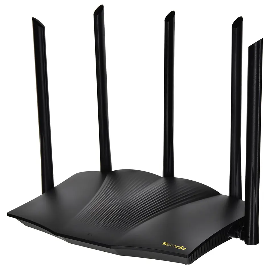 ⁨Tenda TX12 PRO wireless router Fast Ethernet Dual-band (2.4 GHz / 5 GHz) Black⁩ at Wasserman.eu