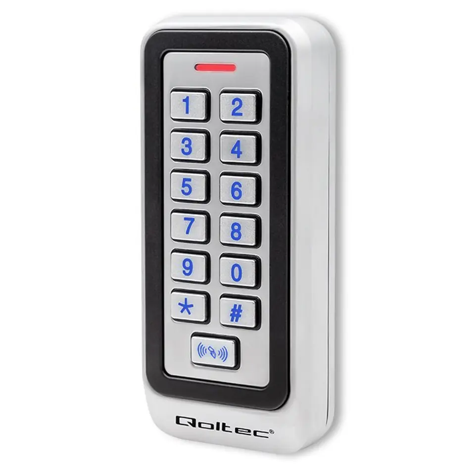 ⁨Qoltec 52443 Code lock TRITON with RFID reader Code | Card | key fob | IP68 | EM⁩ at Wasserman.eu