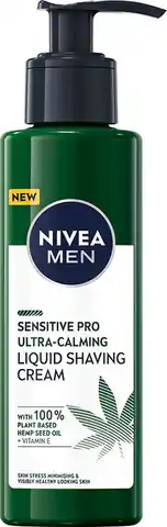 ⁨NIVEA Men Płynny Krem do golenia Sensitive Pro Ultra - Calming 200ml⁩ w sklepie Wasserman.eu