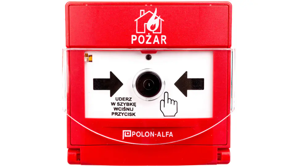 Ostrzegacz pożarowy reczny adresowalny, wtynkowy ROP-4001MH w sklepie Wasserman.eu