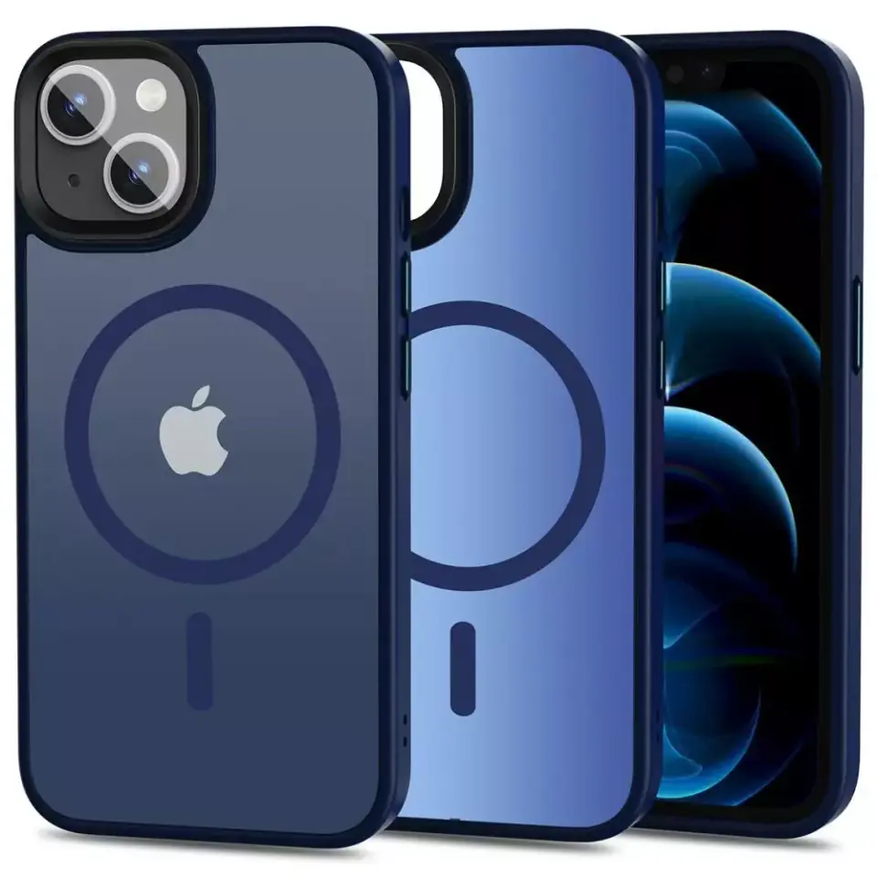 ⁨Etui ochronne na telefon MagMat Case do MagSafe do Apple iPhone 13 Mini Matte Navy⁩ w sklepie Wasserman.eu