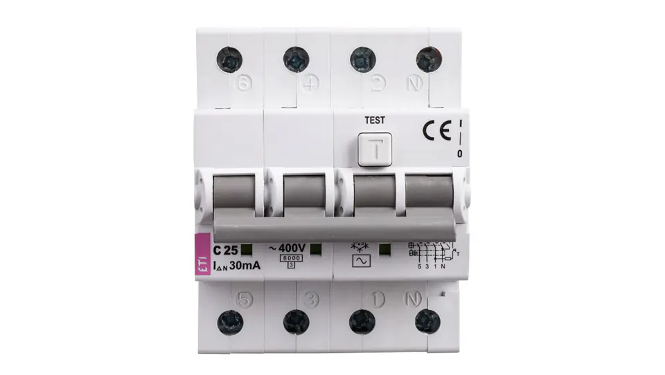 ⁨Residual current circuit breaker 4P 25A C 0,03A type AC KZS-4M 002174026⁩ at Wasserman.eu