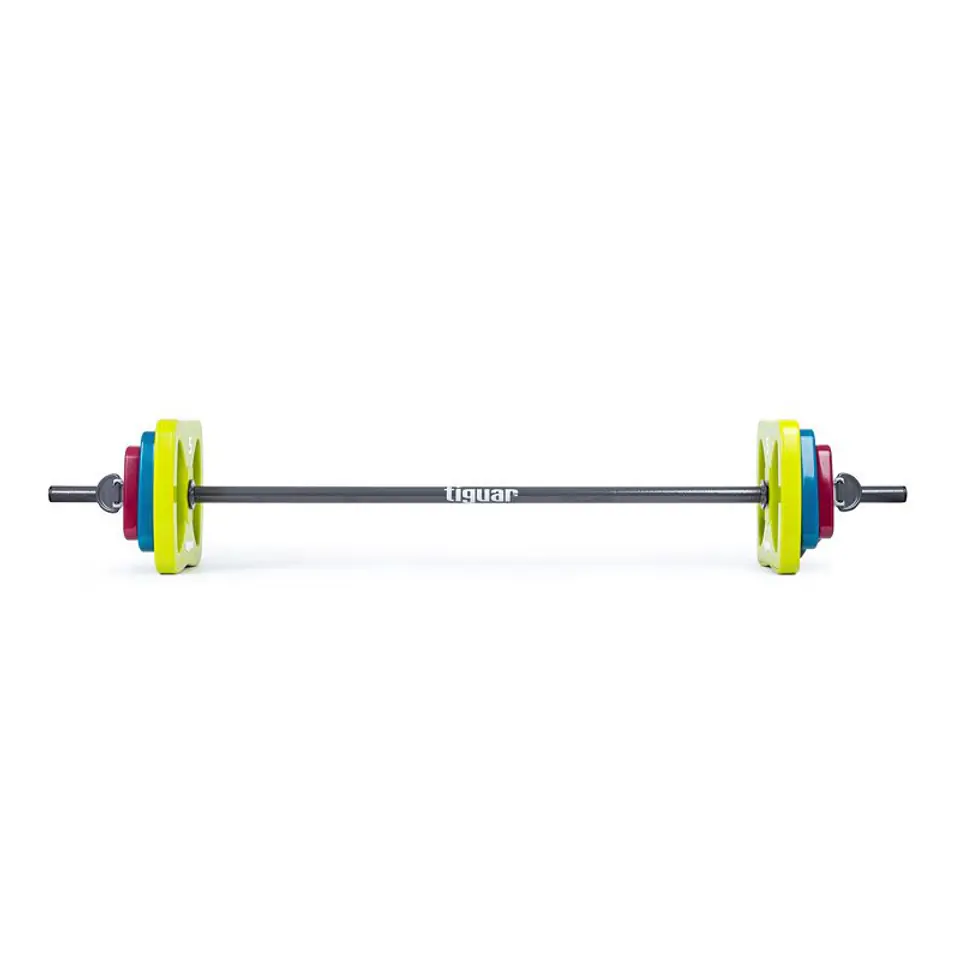 ⁨Sztanga tiguar power gym butterfly TI-PG005 (kolor Zielony)⁩ w sklepie Wasserman.eu