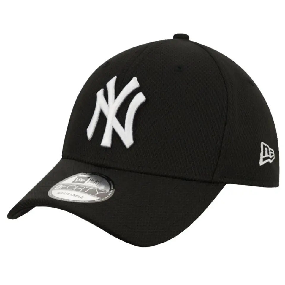 ⁨Czapka New Era 9FORTY Diamond New York Yankees MLB Cap 12523 (kolor Czarny, rozmiar OSFM)⁩ w sklepie Wasserman.eu