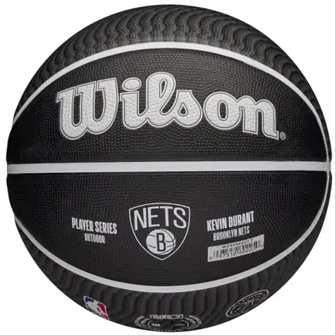 ⁨Piłka Wilson NBA Player Icon Kevin Durant Outdoor Ball (kolor Czarny, rozmiar 7)⁩ w sklepie Wasserman.eu