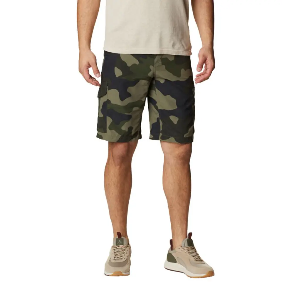 ⁨Spodenki Columbia Silver Ridge Printed Cargo Short M (kolor Zielony, rozmiar 34)⁩ w sklepie Wasserman.eu