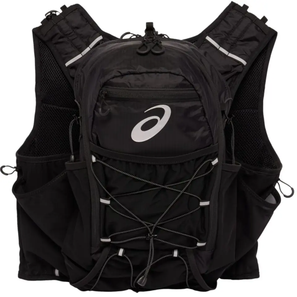 ⁨Plecak Asics Fujitrail Backpack 15L 3013A876 (kolor Czarny, rozmiar One size)⁩ w sklepie Wasserman.eu