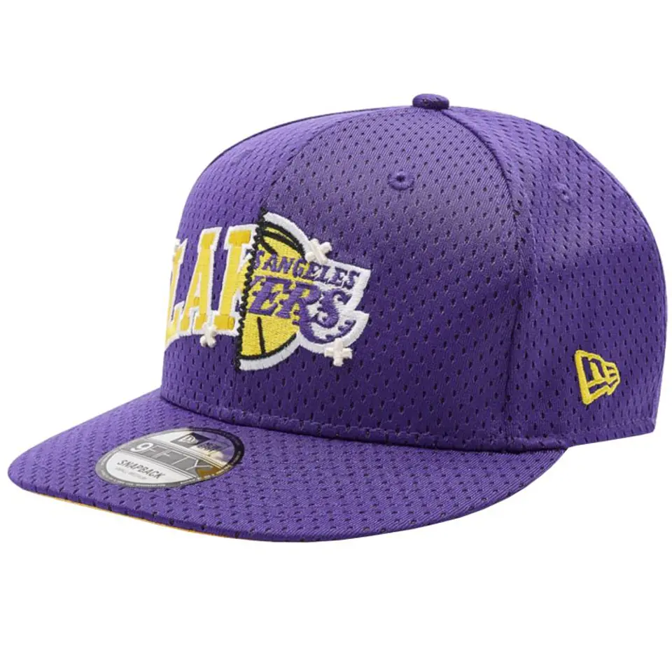 ⁨Czapka New Era NBA Half Stitch 9FIFTY Los Angeles Lakers Cap (kolor Fioletowy, rozmiar S/M)⁩ w sklepie Wasserman.eu