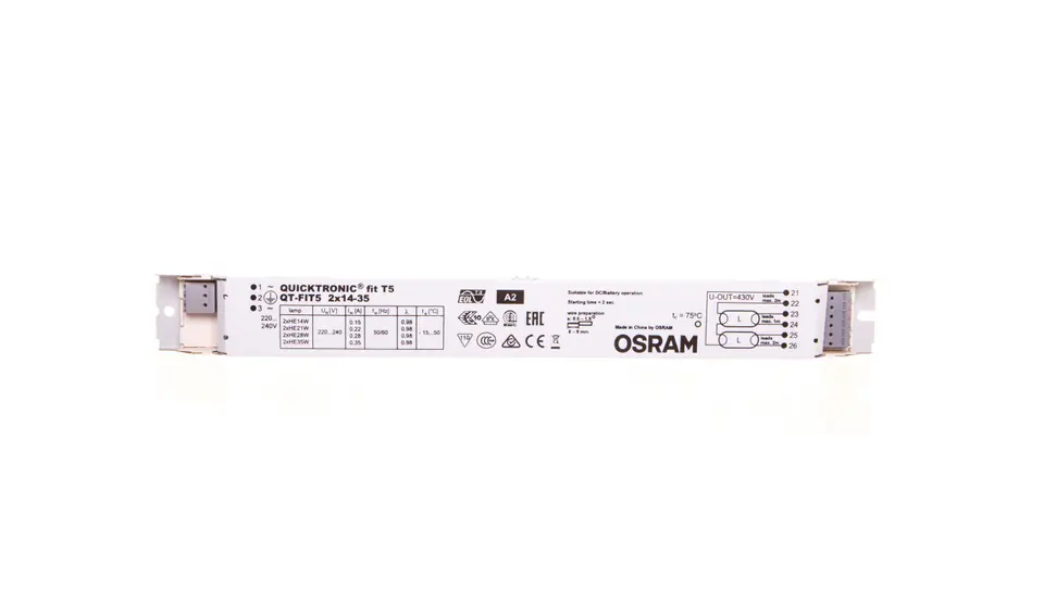 ⁨Statecznik elektroniczny QT-FIT5 2X14-35/220-240 4008321971258⁩ w sklepie Wasserman.eu