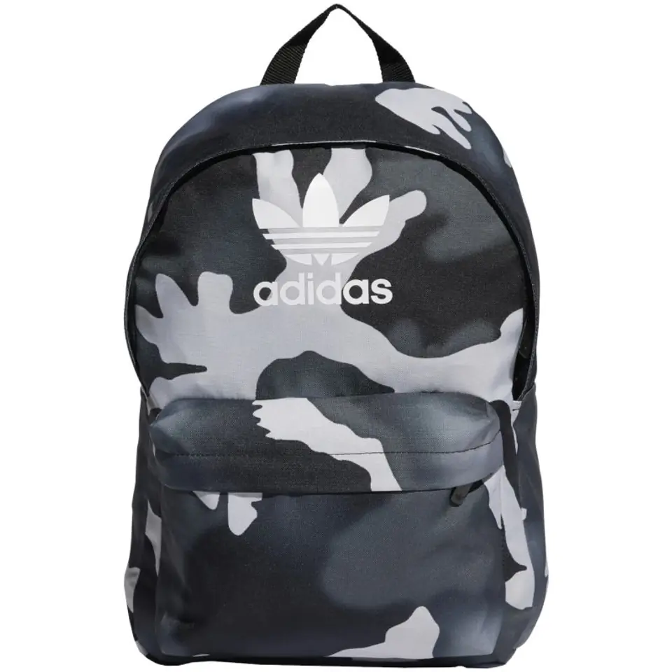 ⁨Plecak adidas Camo Classic Backpack HC95 (kolor Czarny. Szary/Srebrny, rozmiar One size)⁩ w sklepie Wasserman.eu