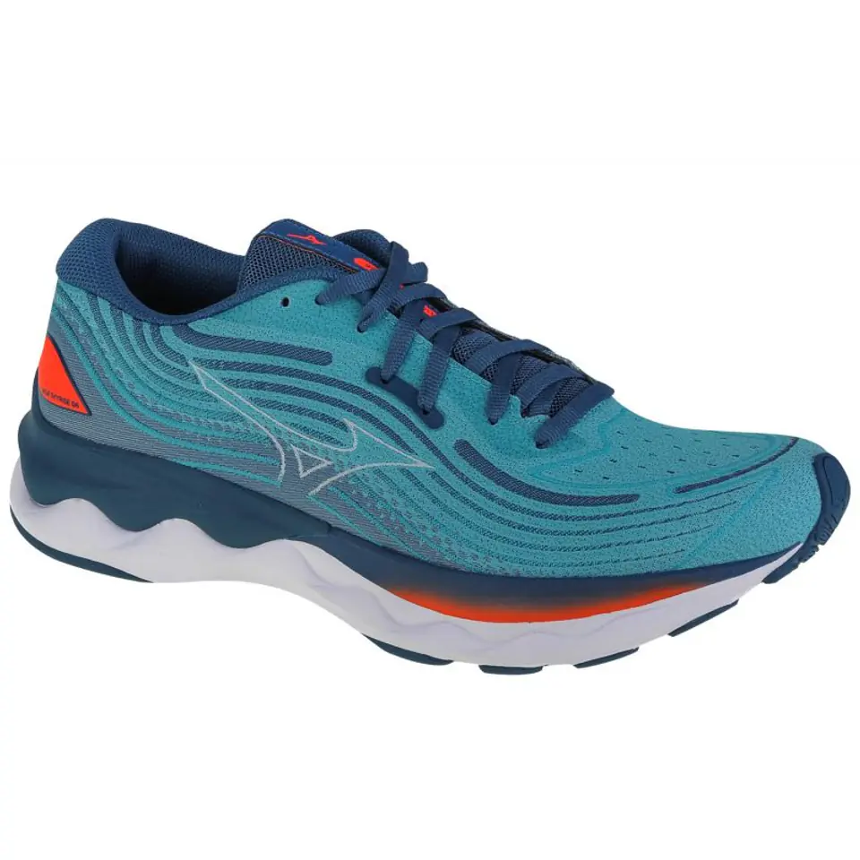 ⁨Buty Mizuno Wave Skyrise 4 M (kolor Niebieski, rozmiar 44.5)⁩ w sklepie Wasserman.eu