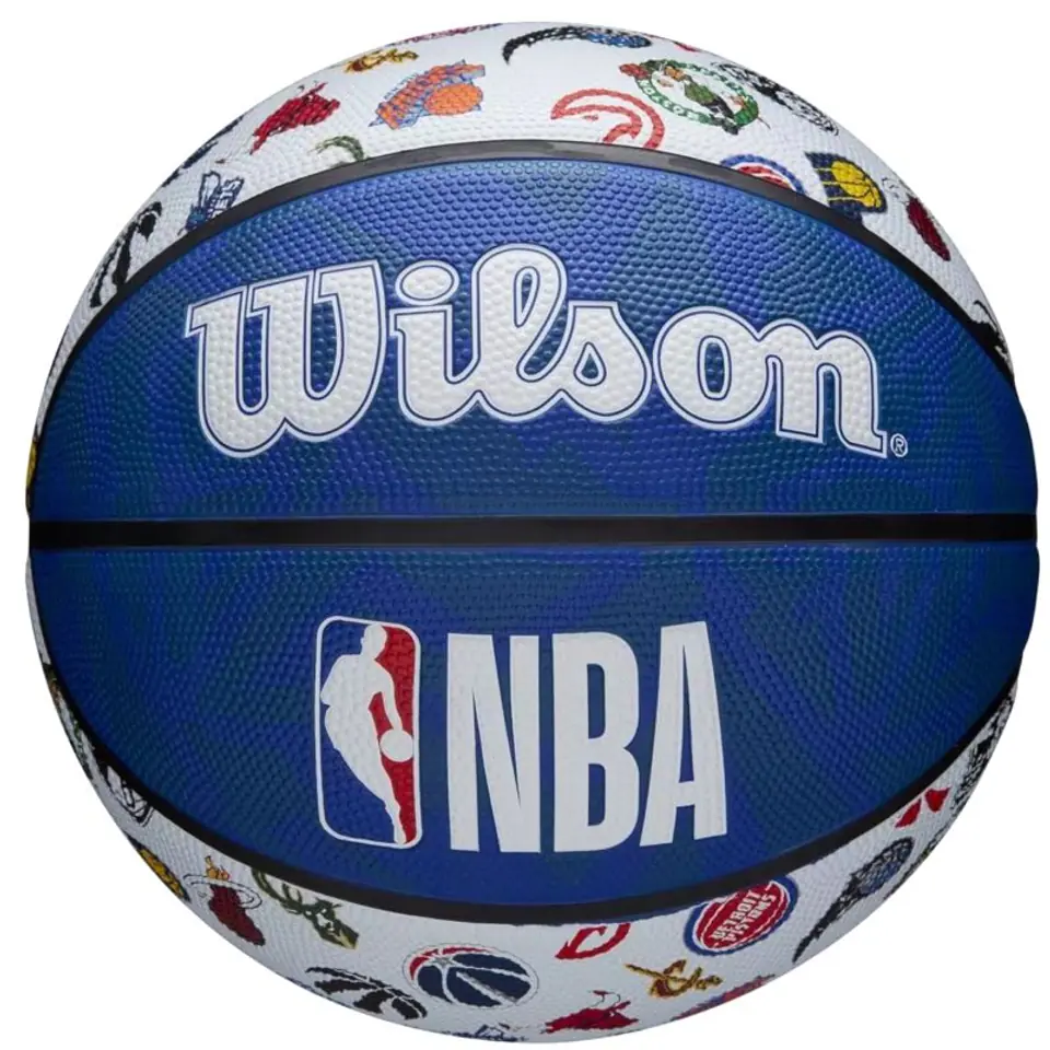 ⁨Piłka Wilson NBA All Team (kolor Czerwony. Niebieski, rozmiar 7)⁩ w sklepie Wasserman.eu