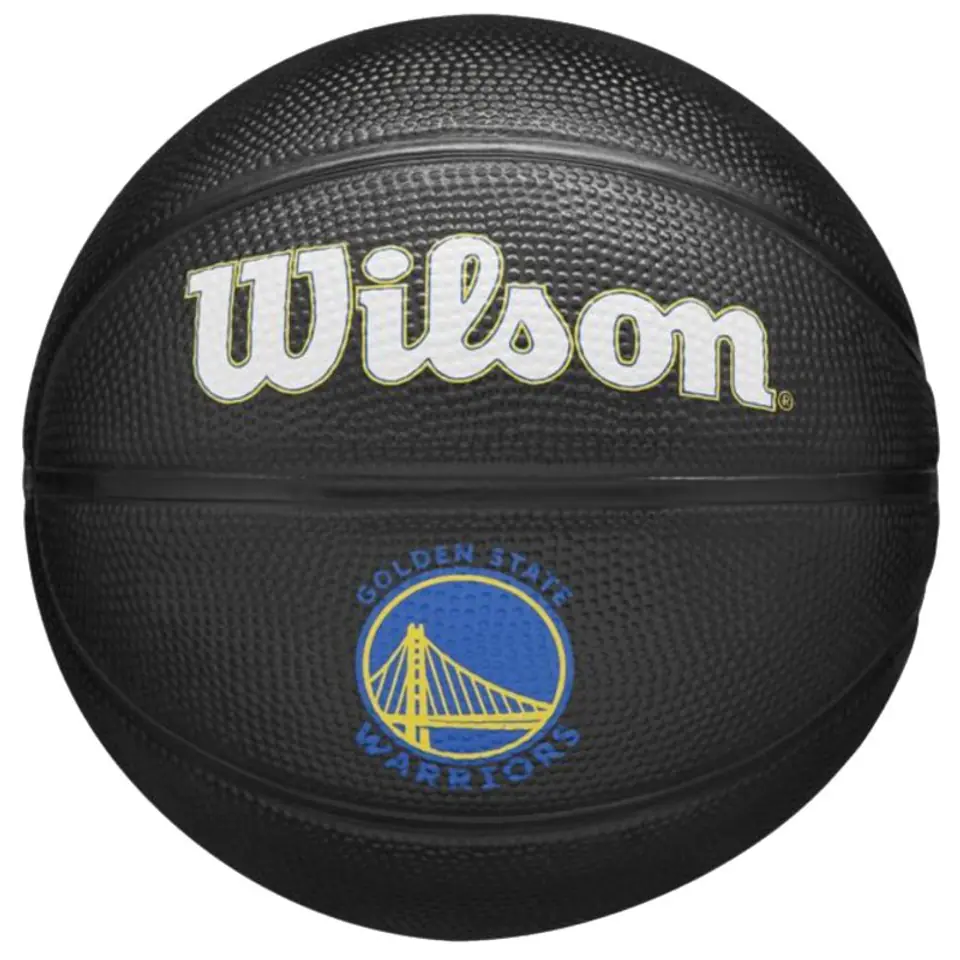 ⁨Piłka Wilson Team Tribute Golden State Warriors Mini Ball Jr (kolor Czarny, rozmiar 3)⁩ w sklepie Wasserman.eu