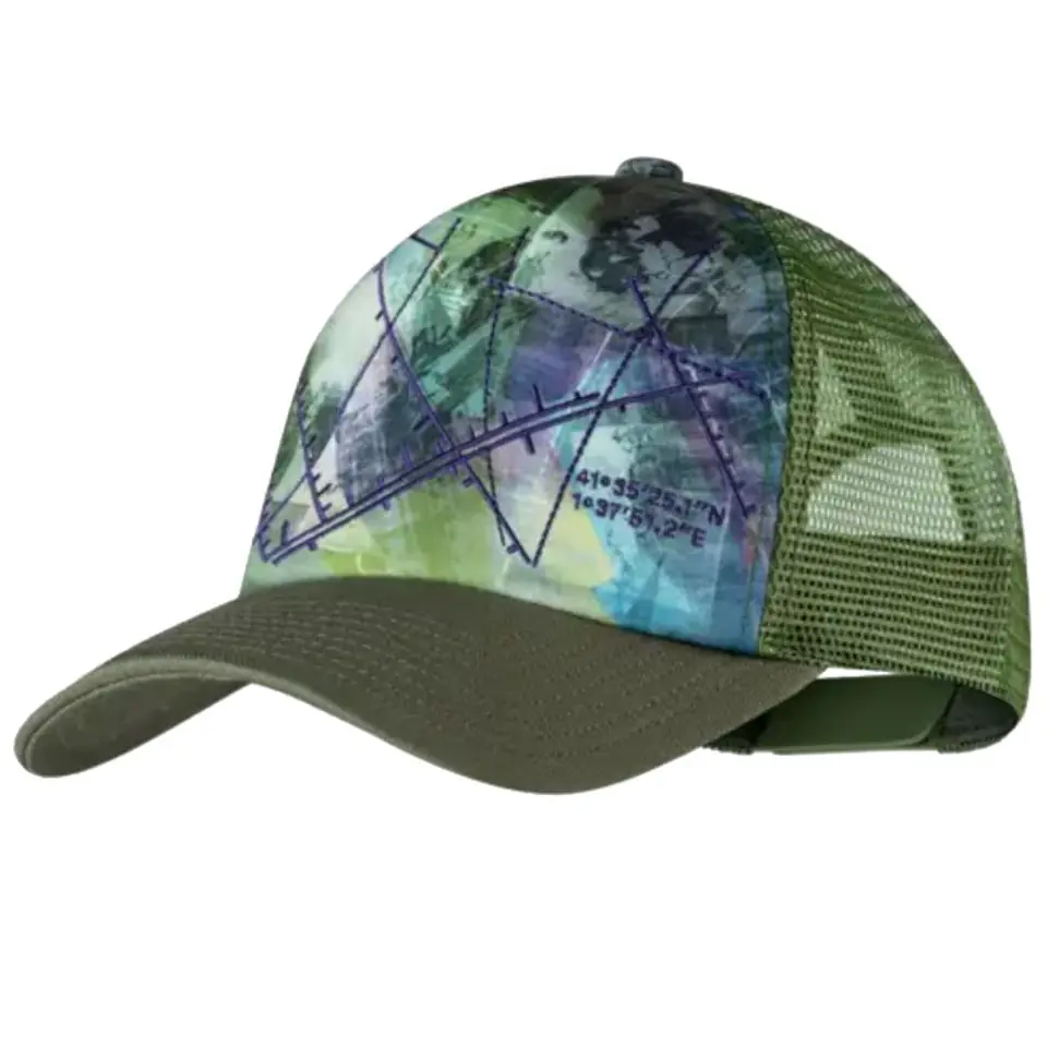 ⁨Czapka z daszkiem Buff Trucker Cap (kolor Zielony, rozmiar L/XL)⁩ w sklepie Wasserman.eu