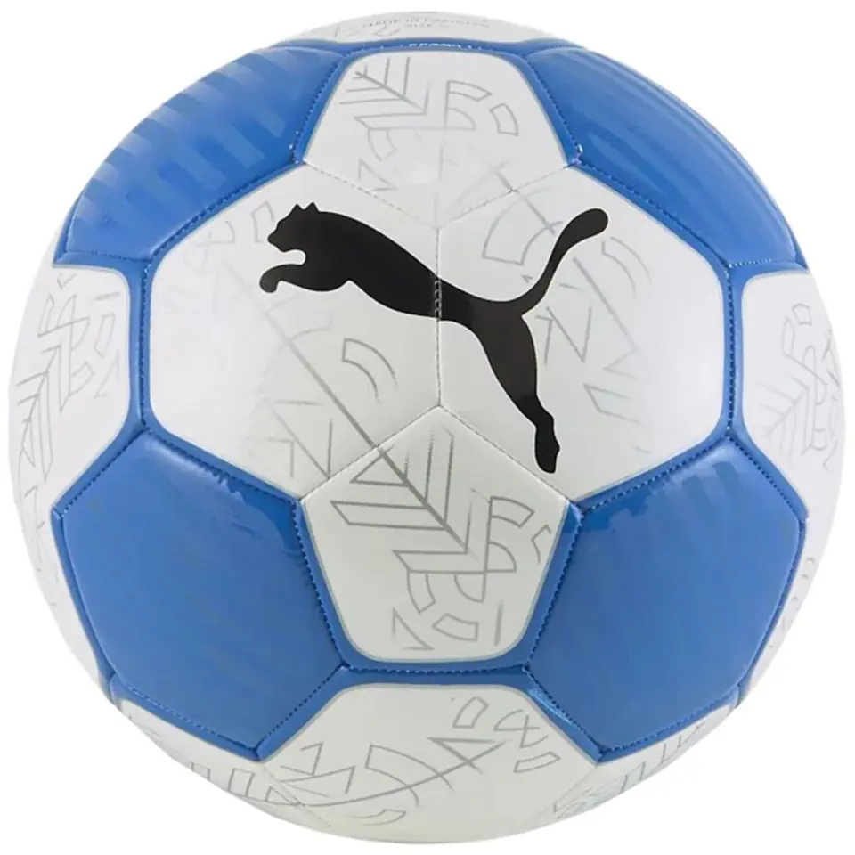 ⁨Piłka nożna Puma Prestige 83992 (kolor Biały. Niebieski, rozmiar 5)⁩ w sklepie Wasserman.eu