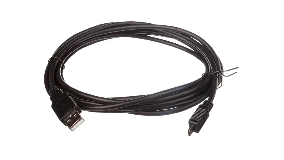 ⁨USB cable 3m black USB A/M plug - microUSB B/M plug s/USB 2.0 AK-300110-030-S⁩ at Wasserman.eu