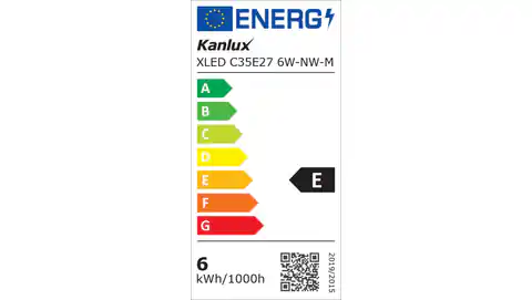 ⁨Żarówka Źródło światła LED E27 XLED C35E27 6W-NW-M 810lm 4000K barwa neutralna 29647⁩ w sklepie Wasserman.eu