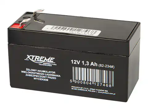 ⁨82-234# Akumulator żelowy 12v  1.3ah xtreme⁩ w sklepie Wasserman.eu