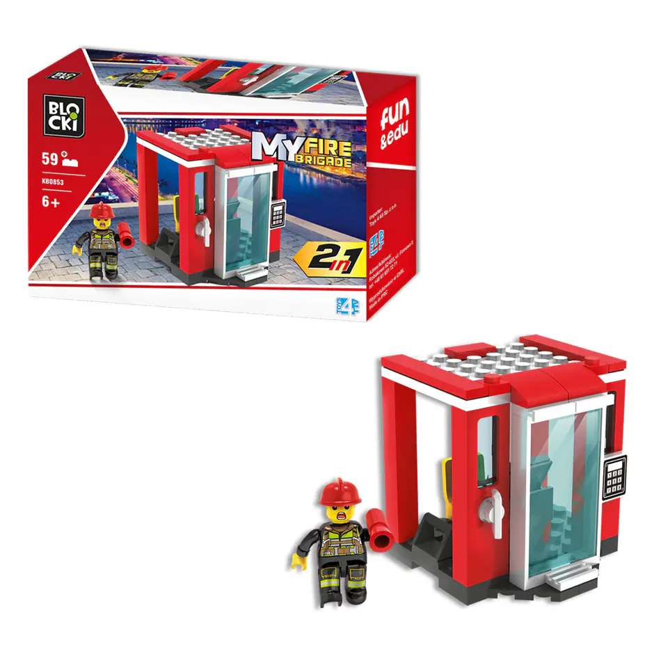 Klocki Blocki MyFire 2 W 1 59 el. w sklepie Wasserman.eu