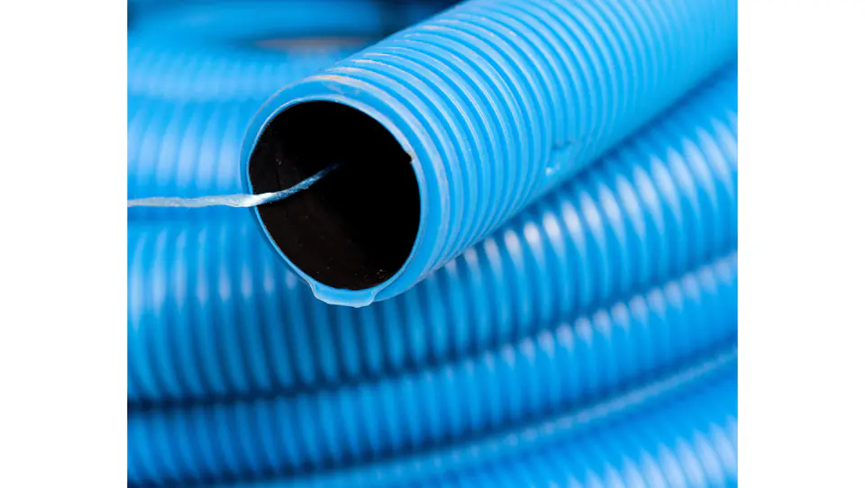 ⁨Corrugated casing pipe blue fi 40mm KOPOFLEX KF 40 N /25m/⁩ at Wasserman.eu