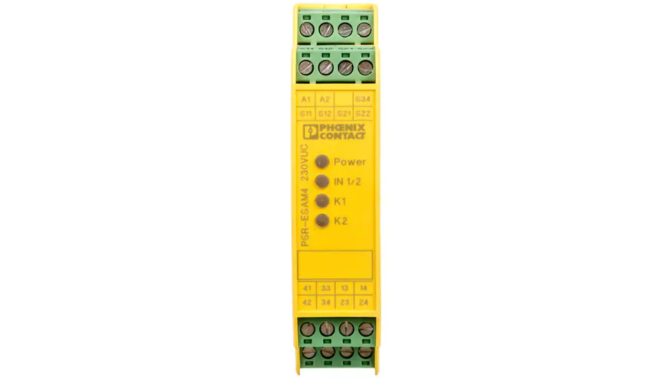 ⁨Sicherheitsrelais 3Z 1R 230V AC/DC Not-Aus und Tür SIL3 PSR-SCP-230UC/ESAM4/3X1/1X2/ 2901428⁩ im Wasserman.eu