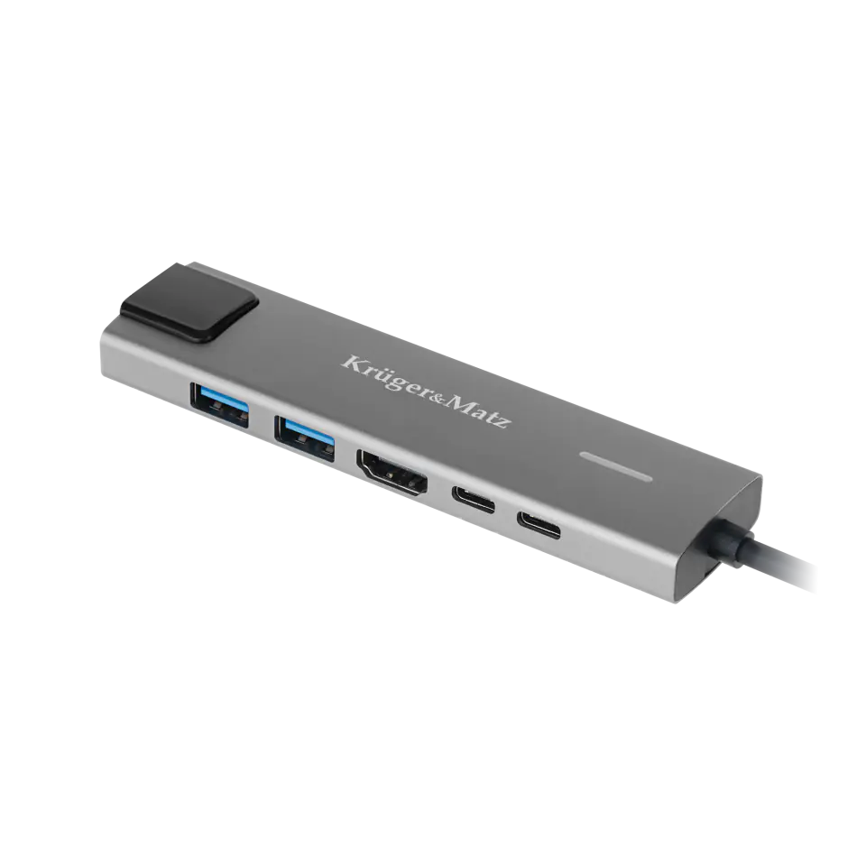 ⁨USB Type-C to HDMI adapter/2x USB3.0/2x USB Type-C/RJ45 adapter (HUB)⁩ at Wasserman.eu