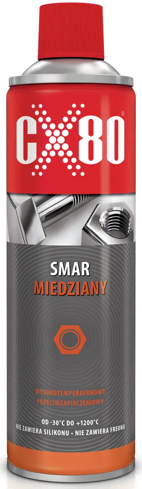 ⁨SMAR MIEDZIANY PRZECIWZAPIECZENIOWY AEROZOL 500ML⁩ w sklepie Wasserman.eu