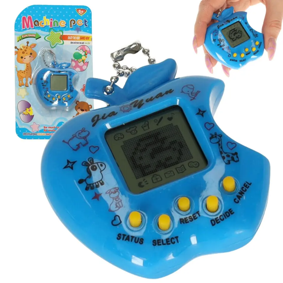 ⁨Tamagotchi gra elektroniczna dla dzieci jabłko niebieski⁩ w sklepie Wasserman.eu