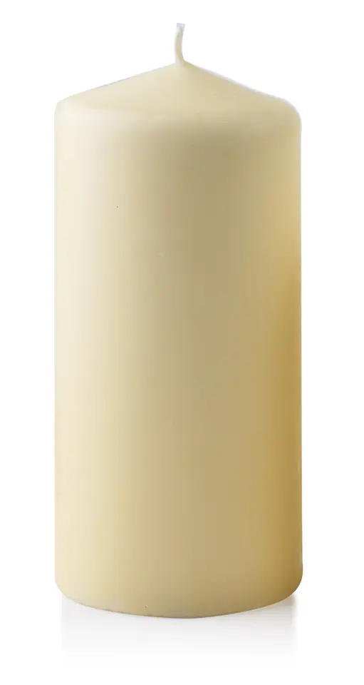 ⁨Świeca CLASSIC CANDLES walec duży 8xh18cm kremowa⁩ w sklepie Wasserman.eu