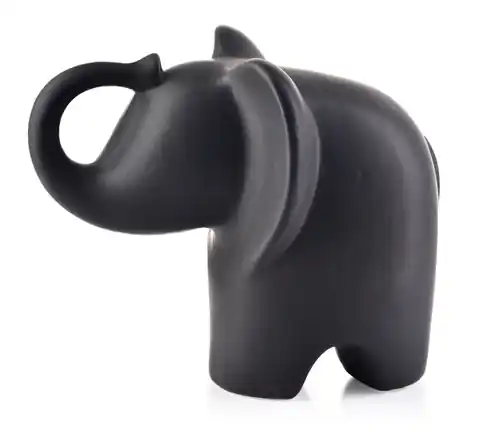 ⁨MIA BLACK Figure elephant 20x12xh15,5cm⁩ at Wasserman.eu