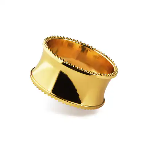 ⁨ADRIANNE Napkin holder gold wedding ring 4.5x4x5x2.5cm⁩ at Wasserman.eu