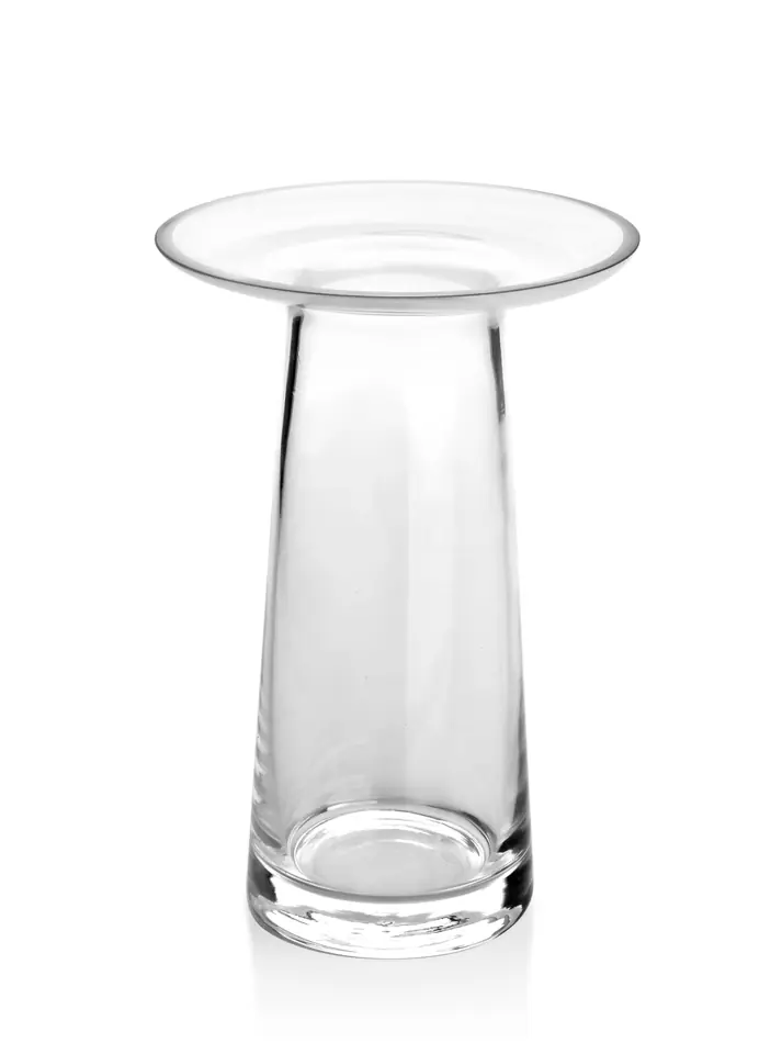 ⁨SERENITE Vase with flange h20x13.5 transparent⁩ at Wasserman.eu