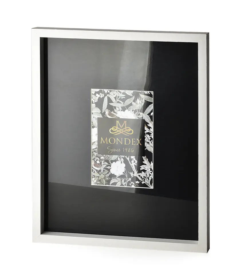 ⁨ADI Frame 10x15cm black-white passe-partout 31,5x25,5x2,5cm⁩ at Wasserman.eu