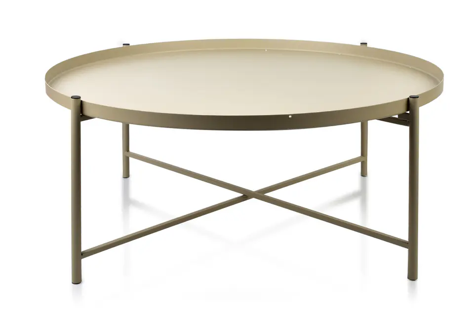 ⁨LUCAS BEIGE Coffee table 76.50xh32cm⁩ at Wasserman.eu