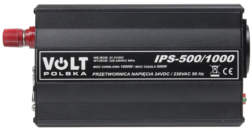 ⁨PRZETWORNICA VOLT POLSKA IPS-500/1000 24V / 230V 500/1000 W⁩ w sklepie Wasserman.eu