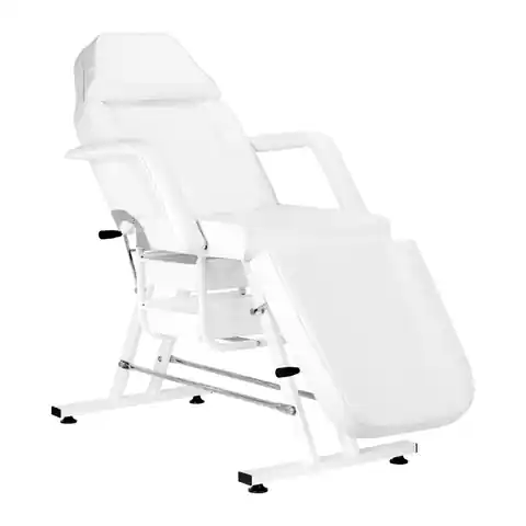 ⁨Fotel kosmetyczny Sillon z kuwetami biały⁩ w sklepie Wasserman.eu