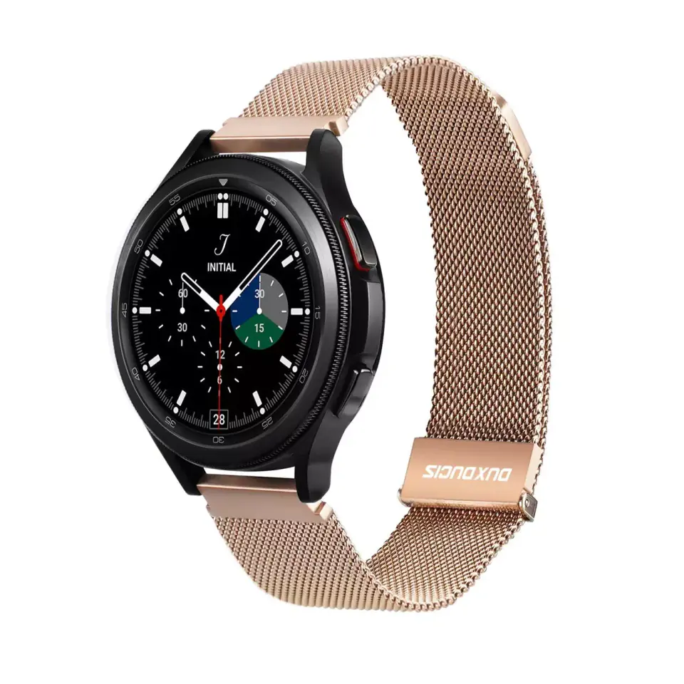 ⁨Pasek Dux Ducis Magnetic Strap Samsung Galaxy Watch/Huawei Watch/Honor Watch (20mm) złoty (Milanese Version)⁩ w sklepie Wasserman.eu